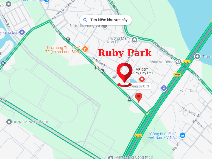 Vị trí Ruby Park